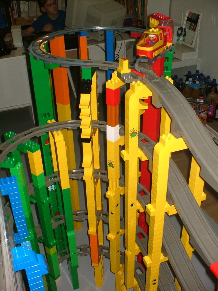 LEGO 2735 Duplo Trains Curved Tracks and Rails